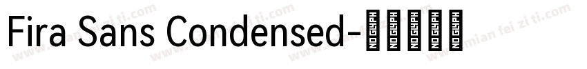 Fira Sans Condensed字体转换